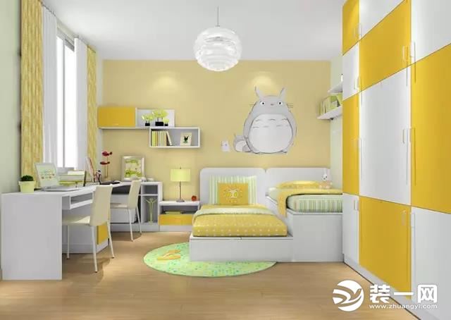 小户型双胞胎儿童房设计实景图