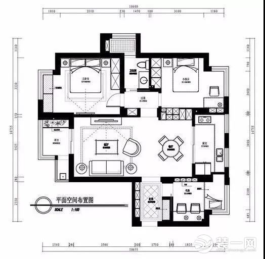 90平米小房子户型图