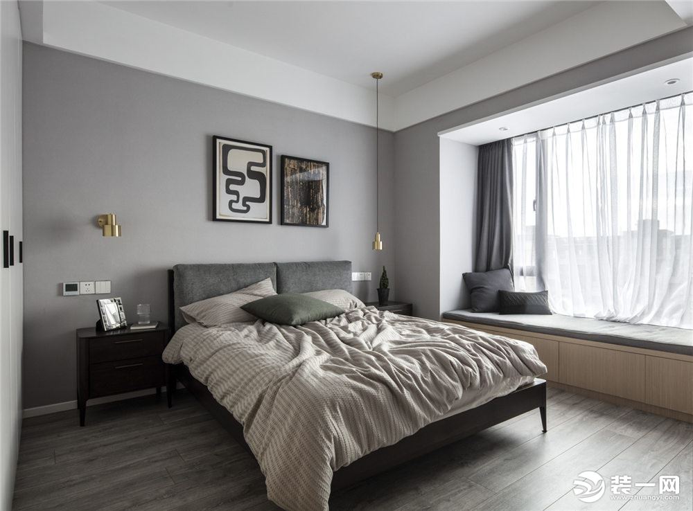 现代简约风格卧室装修效果图 精致大气有颜值的轻奢空间