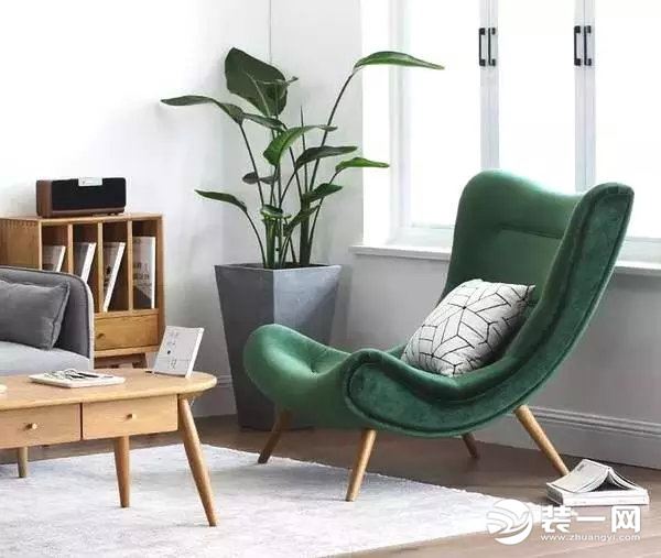家具搭配方案丝绒沙发效果图