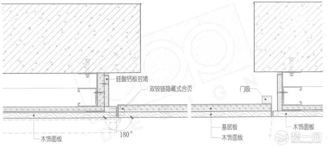 隐形门的工艺做法图解