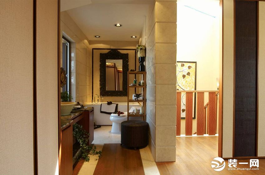 上海申巍装饰私宅卫生间设计东南亚风