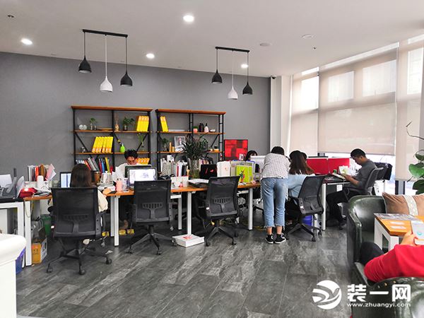 宁波十杰装饰公司办公区效果图