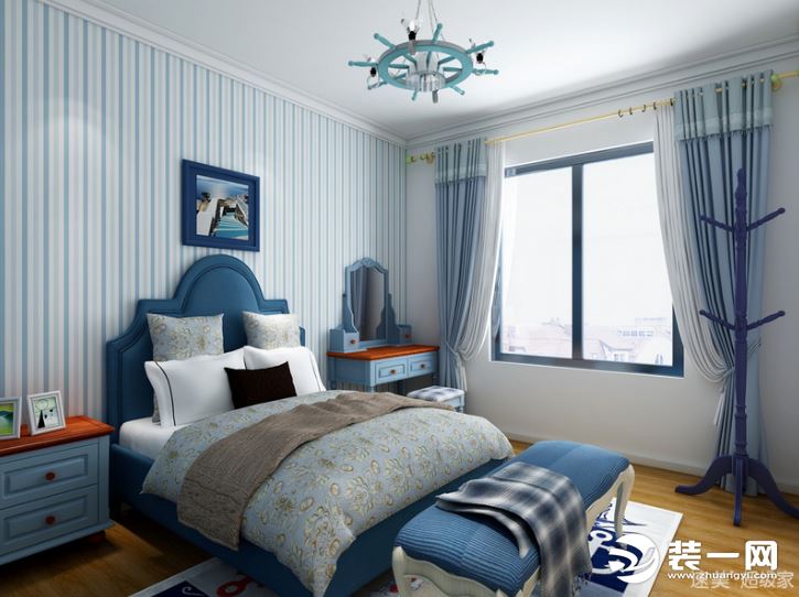 宁波速美超级家地中海风格家装案例卧室效果图