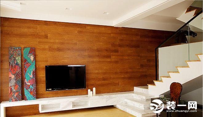 背景墙造型木质材料效果图
