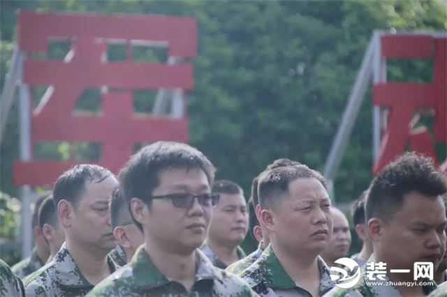 邵阳名匠装饰2019年全国工程部军事化训练第二期 现场图片