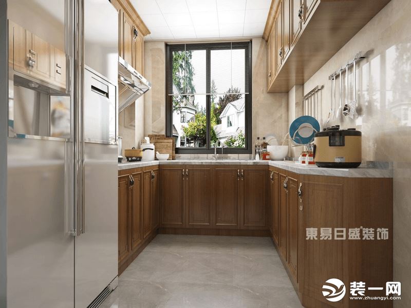 北京装修公司厨房装修设计方案效果图