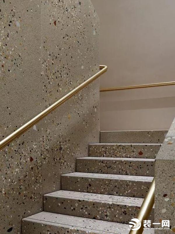 室内楼梯装修 水泥材质楼梯装修效果图