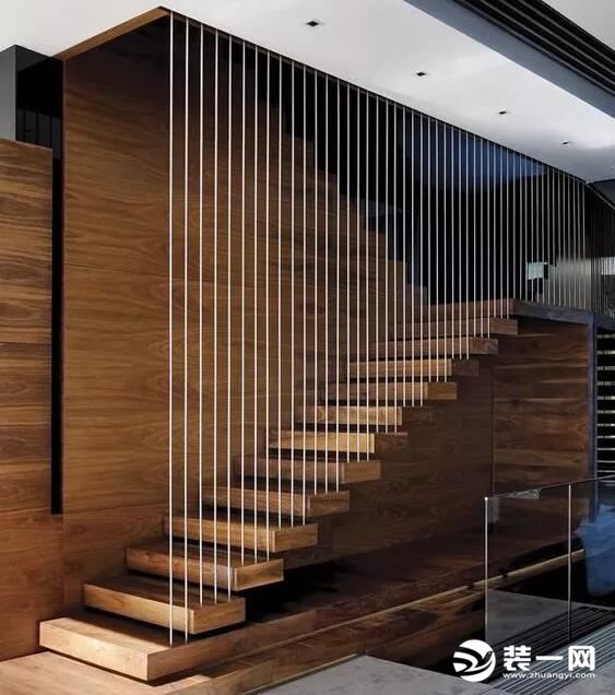 室内楼梯的材质 木质材质楼梯效果图