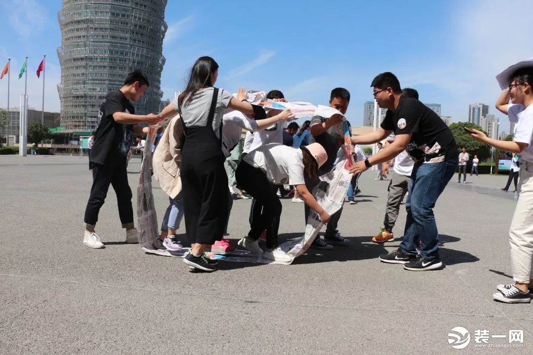 郑州东易日盛装饰第十四届趣味运动会 现场图片