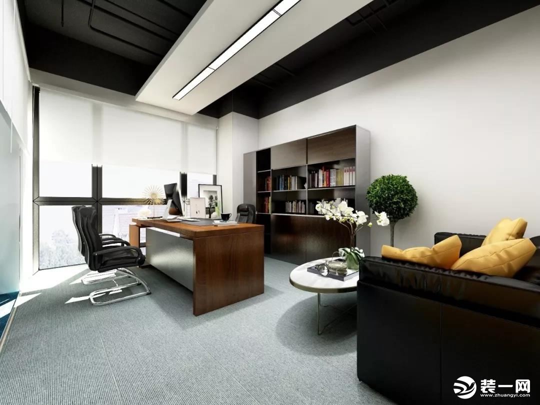 总经理办公室效果图|空间|家装设计|Z71822009 - 原创作品 - 站酷 (ZCOOL)