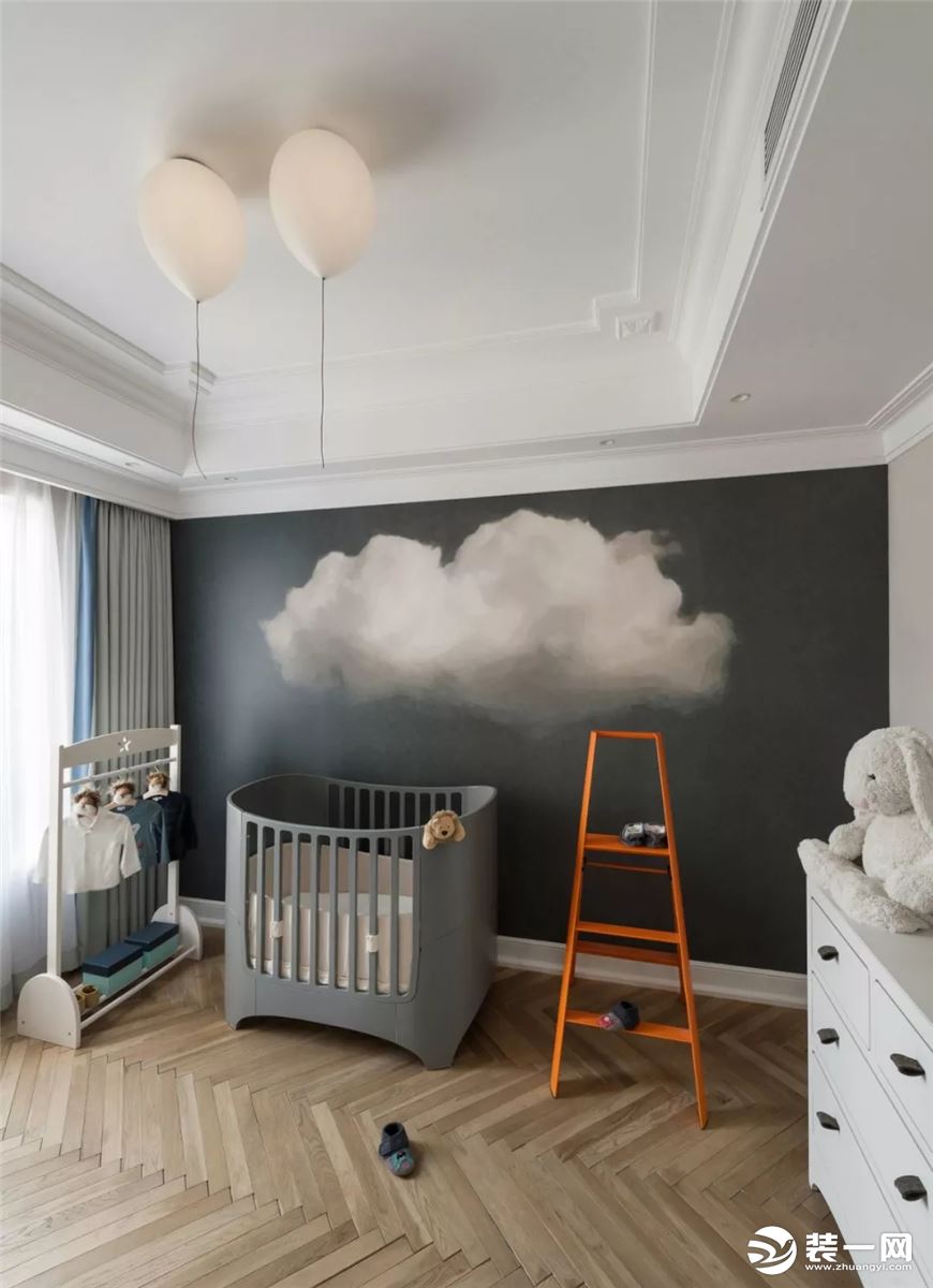 156平米温馨北欧风格装修设计效果图-儿童房