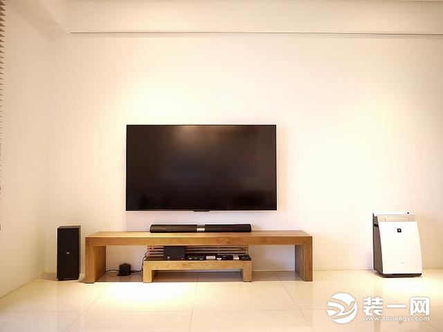 新房装修之白墙电视背景墙设计图片