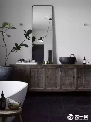 现代风格卫浴间洗手池设计图