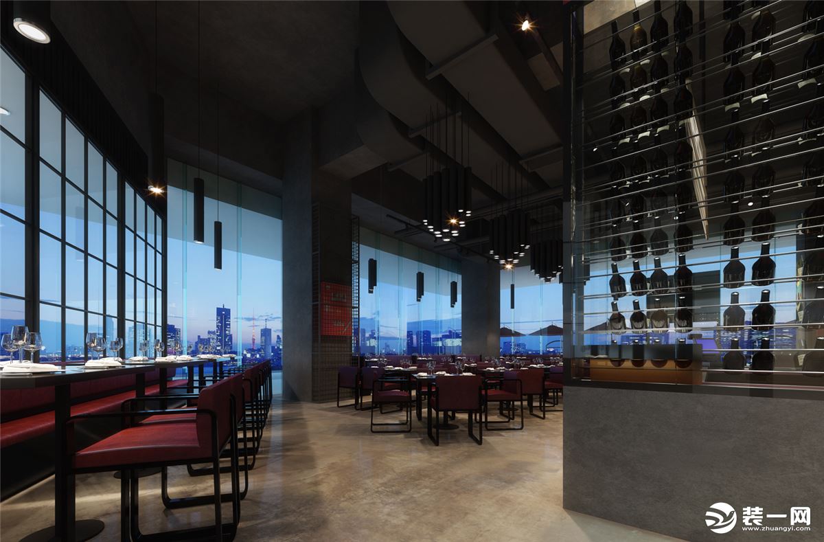 上海后张空间现代西餐厅设计