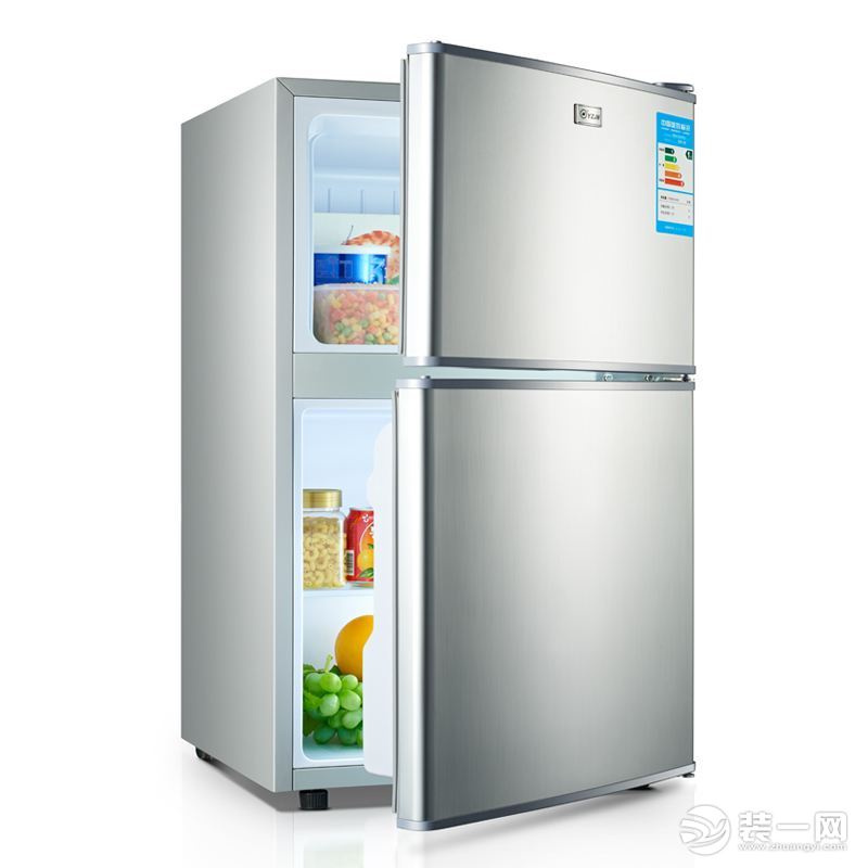 单门冰箱尺寸效果图