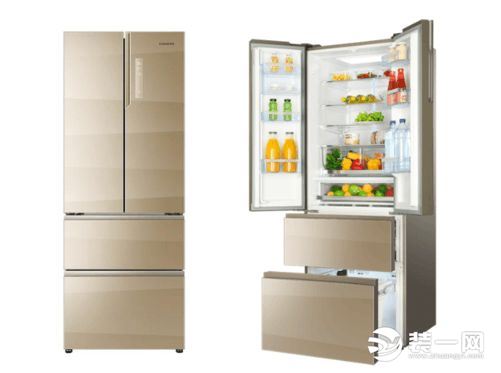 三门冰箱尺寸效果图