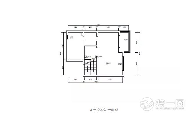 三楼原始平面户型