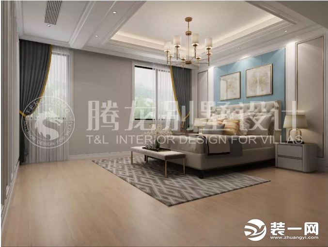 上海腾龙别墅混搭风地下室空间设计
