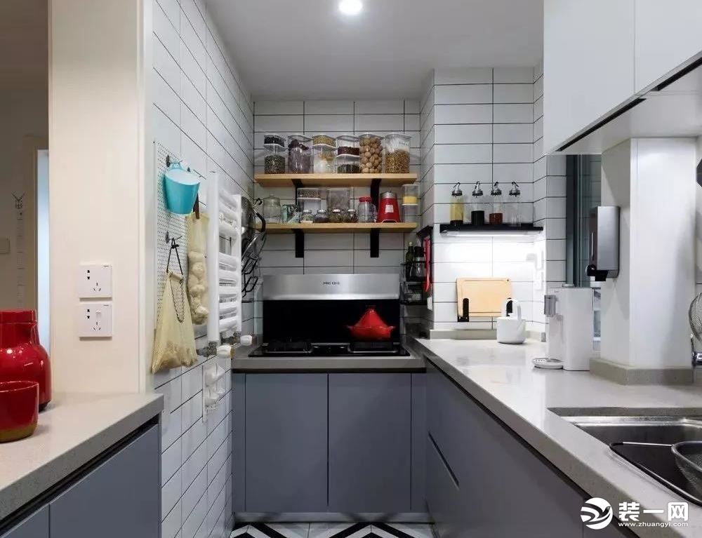 59平米小户型现代简约风格装修厨房效果图