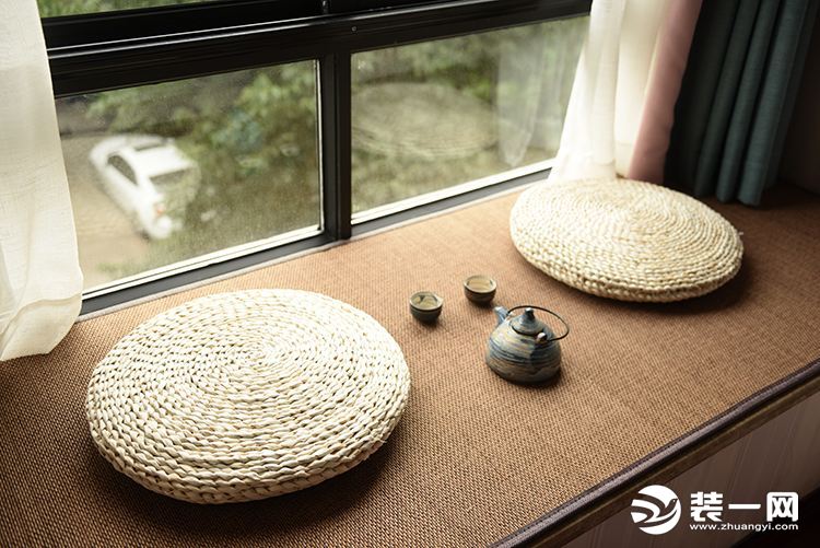 竹地毯阳台榻榻米装饰效果图