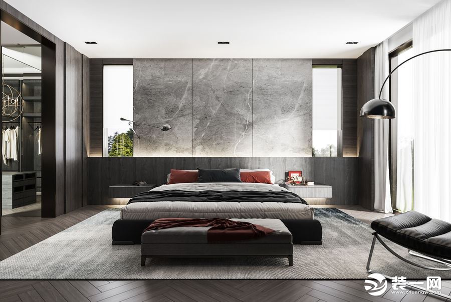 250平米台式风格别墅设计卧室效果图