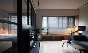 45平米现代小户型公寓客厅装修效果图