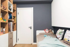 85平米北欧混日式二居室次卧装修案例