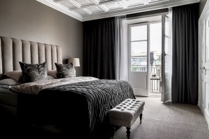 深灰色两居室装修现代北欧混搭风格装修效果图