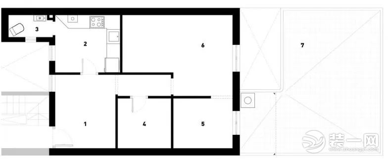 空间布局小户型loft公寓设计效果图