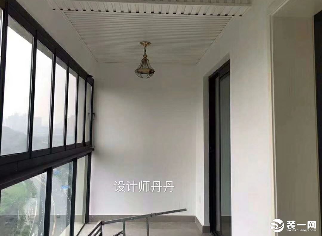 重庆业之峰装饰金科天元道简美风格设计阳台效果图