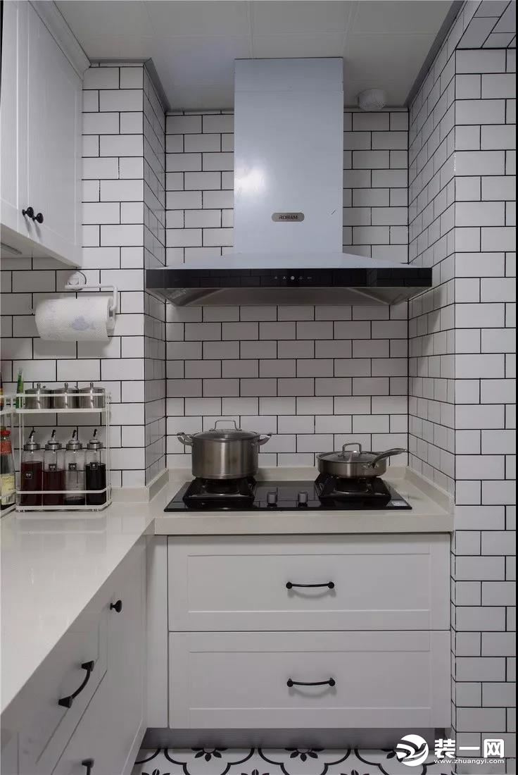 70平米北欧风格二居室厨房装修效果图