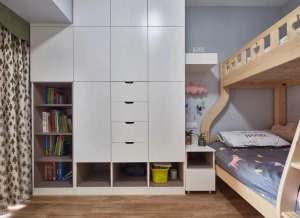 115平北欧风格儿童房装修案例效果图