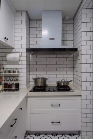70平米北欧风格二居室厨房装修效果图