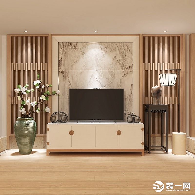 大户型客厅电视柜设计效果图 日式风格