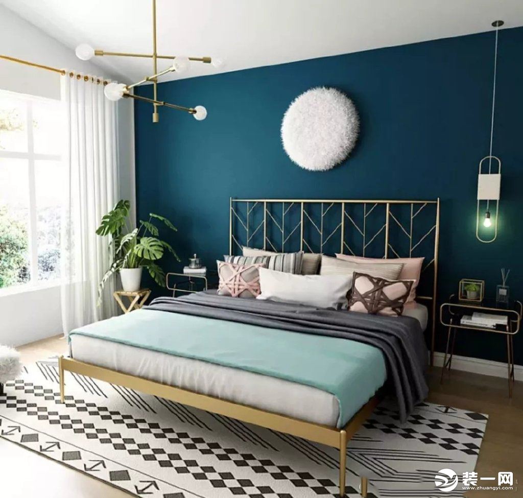 铁床双人床1.5米欧式铁艺床单人床公寓铁架床出租房床现代简约-阿里巴巴