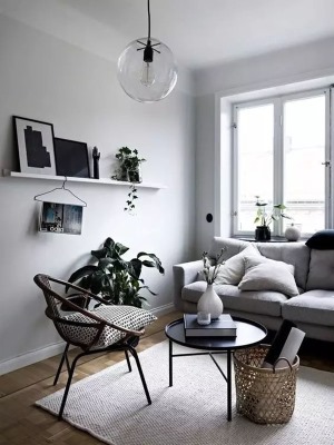 小户型客厅沙发茶几设计效果图