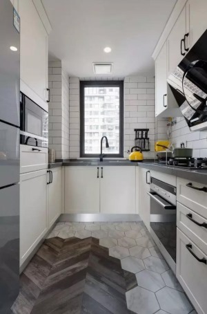 78平米北欧现代风格二居室厨房装修效果图
