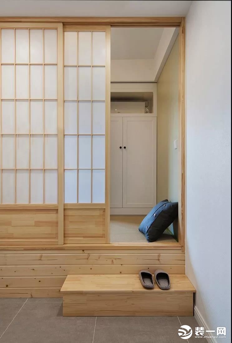 85㎡日式风格二居室次卧装修效果图