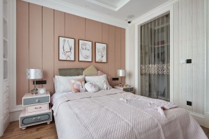 300平米别墅美式轻奢风格设计效果图 卧室