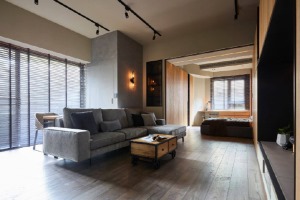 简约现代风设计疗愈系舒适小公寓装修效果图