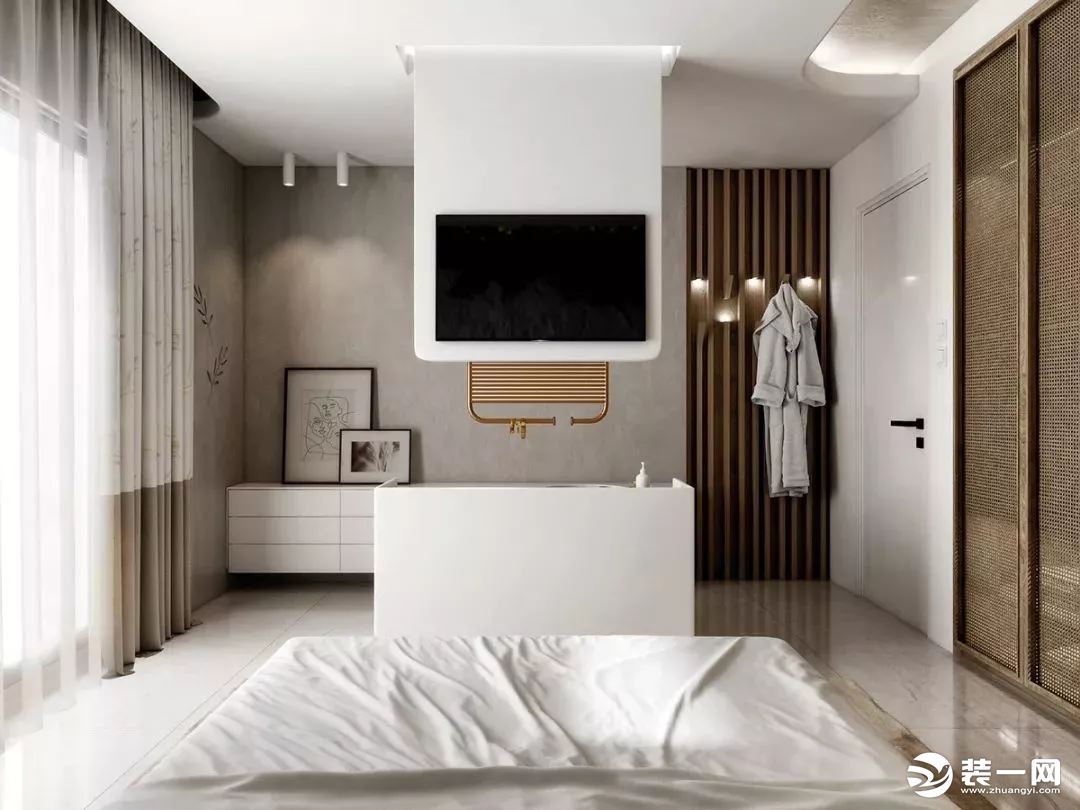 120平米清新实木装修风格图片之卧室