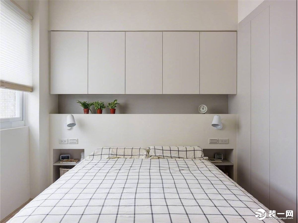 乌鲁木齐荣和城日式风格案例推荐 卧室床头柜实用美观兼得