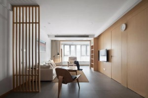 134㎡日式风格二居室客厅装修效果图