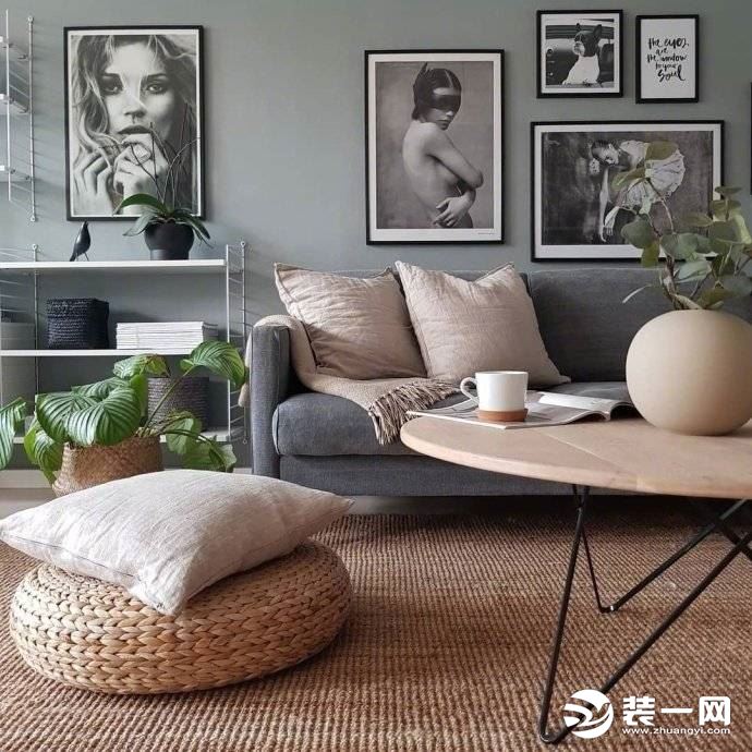 现代时尚简约装修风格效果图之沙发背景墙装修