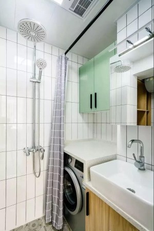 51平米一居室小户型装修设计实例效果图之卫生间装修