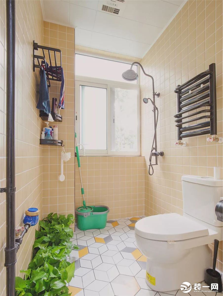 60㎡北欧风格一居室卫生间装修效果图