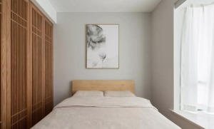 122平米三居室日式muji风格装修效果图之次卧装修