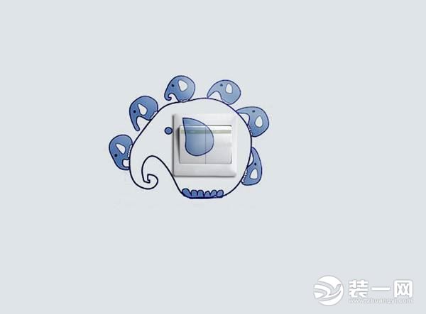 手绘开关制作效果图