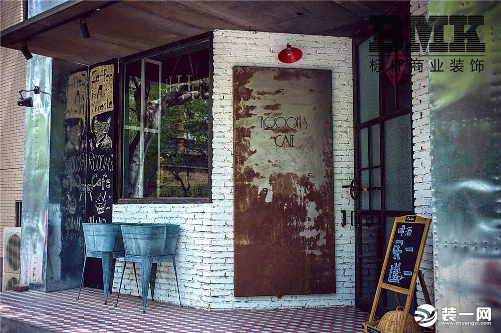 咖啡店门面设计方案效果图